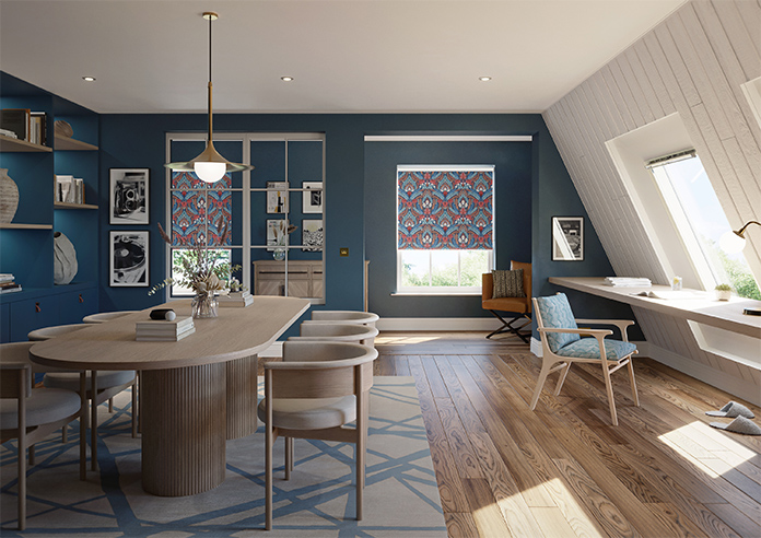 Script, Admiral - Twist&Fit Roller Blind - Image 8